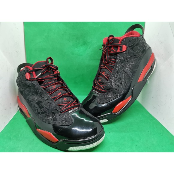 NIKE AIR JORDAN DUB ZERO BLACK-VARSITY RED-WHITE SIZE 10.5 [311046-061] - Picture 1 of 16